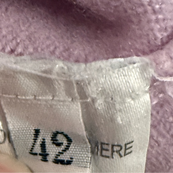 90’s Gemelli Cashmere Cozy Cowlneck Sweater Grandmacore Barbiecore Old Money - Picture 9 of 16